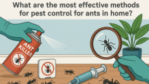 What are the most effective methods for pest control for ants in your home?