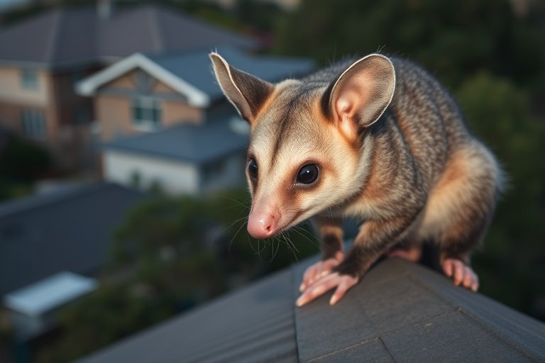 Possum in Kurunjang residential area
